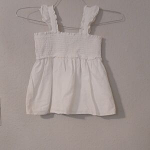 Janie and‎ Jack White Smocked Top